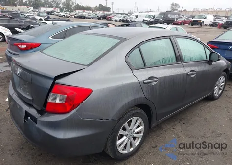 2012 Honda Civic Ex из США, поврежденный, VIN 19XFB2F84CE376791